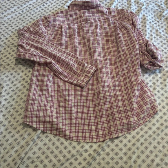 ORVIS Roll tab pink button down shirt, size XLarge women’s - Picture 15 of 16